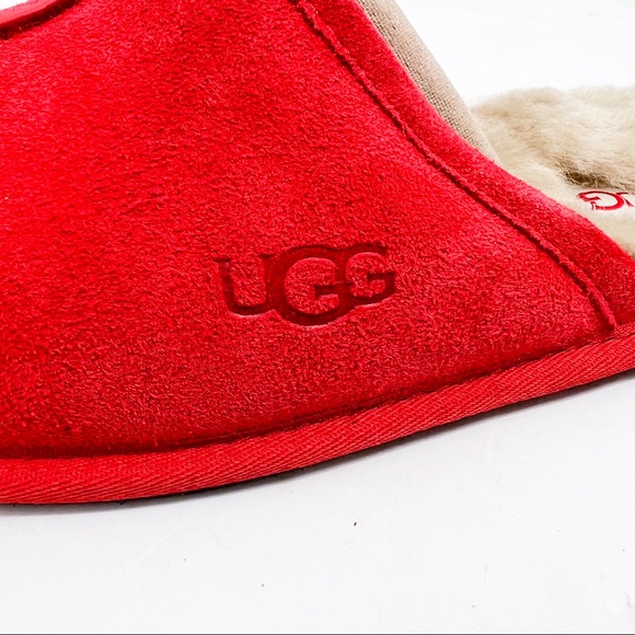 UGG Scuff Slide 1101111 Samba Red 🔥🔥🔥😳👀💯 - Picture 10 of 16